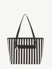 Montana West Zebra Print Canvas Tote Bag