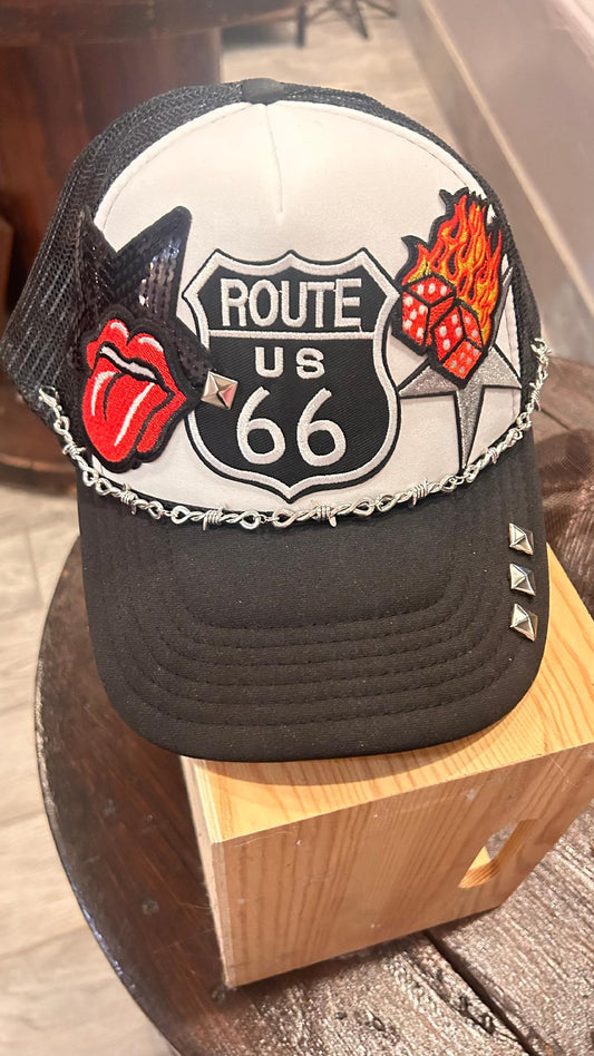 ROUTE 66 TRUCKER HAT