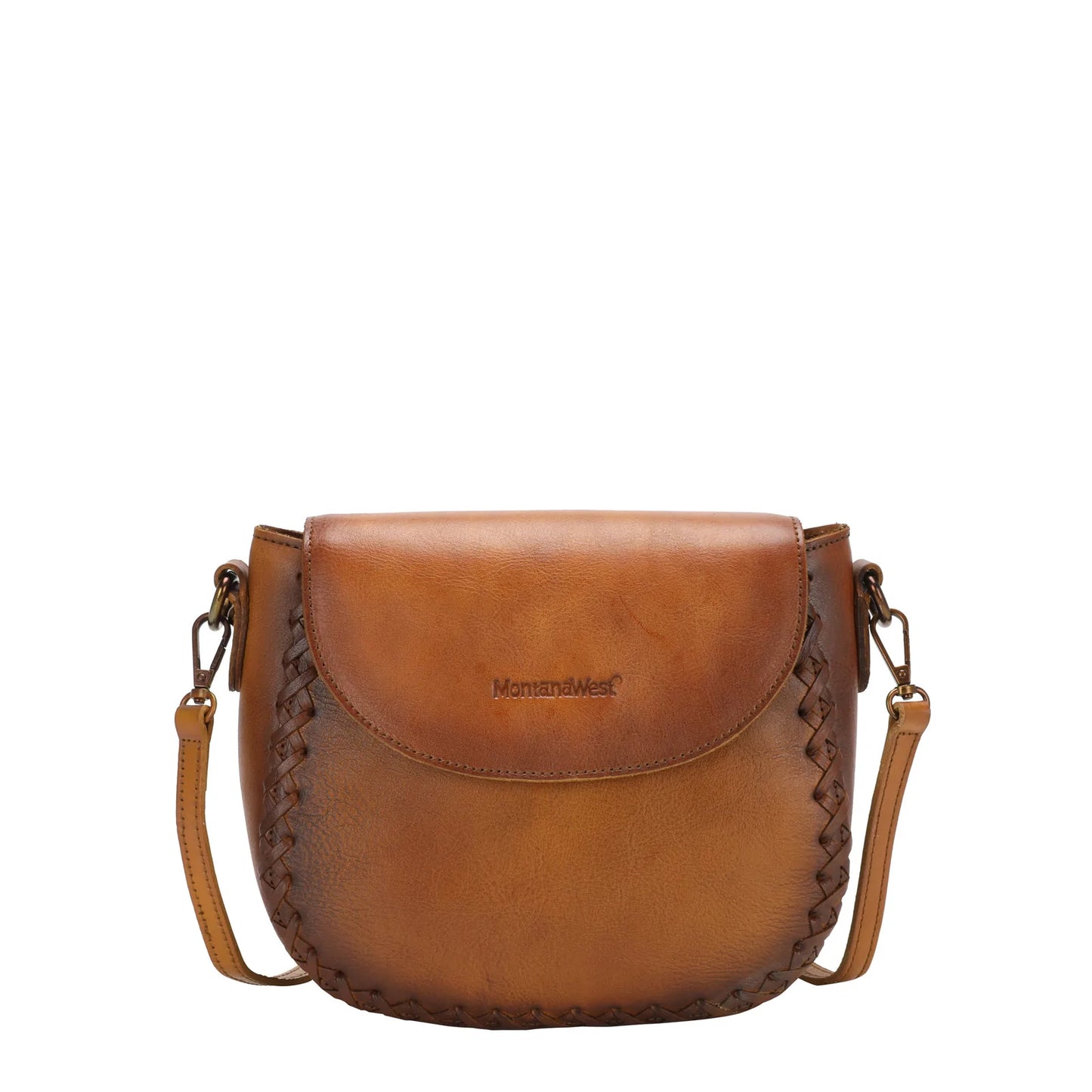 CROSSBODY PURSE GENUINE LEATHER (MONTANA WEST)